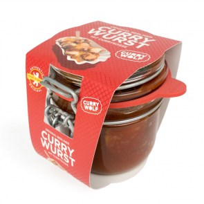 Original Berliner Currywurst im Glas - Oben